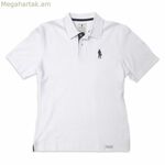 Տղամարդու կարճ թևքով պոլո շապիկ OMP Driver Icon սպիտակ