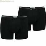 Տղամարդկանց բոքսեր շորտեր Puma Gentle Retro 2 Units սև