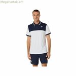 Տղամարդու կարճ թևքով պոլո շապիկ Asics Court սպիտակ