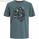 Մանկական կարճ թևքով շապիկ Jack & Jones գանգի տեսքով Rock Crew