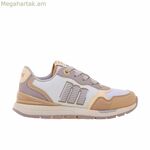 Առօրյա սպորտային կոշիկներ Mustang Compact սպիտակ, բաց շագանակագույն