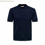 Տղամարդու կարճ թևքով պոլո շապիկ Only & Sons Onswyler Life Reg 14 Ss Knit Stormy