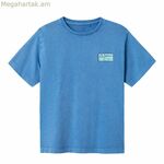 Մանկական կարճ թևքով շապիկ Name It Nkmfandel Nreg Noos Star Sapphire