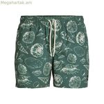 Երկար սպորտային տաբատ Jack & Jones ձիթապտղի գույնի տղամարդկանց համար