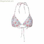 Կրծկալի կտորներ Pcbaomi եռանկյունաձև սպիտակ բիկինի