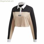 Կանացի կարճ թևքով պոլո շապիկ Adidas Originals Cropped Lady Black