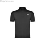 Տղամարդու կարճ թևքավոր պոլո շապիկ EDM սև
