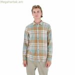 Տղամարդու երկար թևքով վերնաշապիկ Hurley Portland օրգանական շագանակագույն