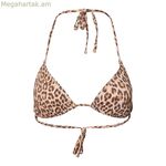 Բիկինիի կտորներ Pcbaomi եռանկյունաձև վերնաշապիկ Bc Leo բեժ ընձառյուծ