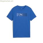 Մանկական կարճ թևքով շապիկ Puma Essentials Logo Lab B կապույտ