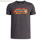 Մանկական կարճ թևքով շապիկ Under Armour Flame Wm Ss մոխրագույն