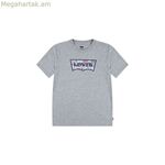 Մանկական կարճ թևքով մարզաշապիկ Levi's Lvb On The Road Batwing բաց մոխրագույն