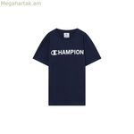 Մանկական կարճ թևքով մարզաշապիկ Champion Graphic Shop՝ մուգ կապույտ