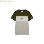 Մանկական կարճ թևքով մարզաշապիկ Champion Icons Plus Olive գույնով