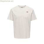 Տղամարդու կարճ թևքով մարզաշապիկ Only & Sons Onsdawson Reg White