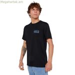 Տղամարդու կարճ թևքով մարզաշապիկ Rip Curl Sportline FB Tee սև