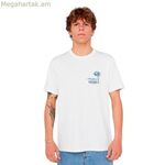 Տղամարդու կարճ թևքով մարզաշապիկ Rip Curl Sportline Tubular Tee սպիտակ