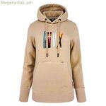 Կանացի վերնաշապիկ Joluvi բամբակյա դահուկային էկրու գույնի