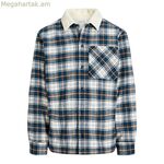 Տղամարդու երկար թևքով վերնաշապիկ Jack & Jones Jjzac Teddy վերնաշապիկ Ls մուգ կապույտ