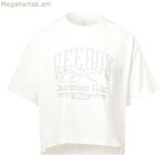 Կանացի կարճ թևքով մարզաշապիկ Reebok Graphic Logo սպիտակ