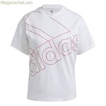 Տղամարդու կարճ թևքով մարզաշապիկ Adidas Giant Logo սպիտակ