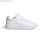Կանացի սպորտային կոշիկներ Adidas Court Platform սպիտակ