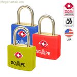 Բանալիով կողպեք Scape Travel TSA-385 մետաղական ուղղանկյուն