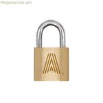 Բանալիով կողպեք Scape Travel XMM-K01, արույրե ուղղանկյուն