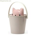 Դույլ-տարա United Pets կատվի կեր վարդագույն/մոխրագույն (20 x 28 սմ)