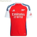 Մանկական կարճ թևքով ֆուտբոլային մարզաշապիկ Adidas IS8141 կարմիր (15-16 տարեկան)