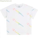 Կանացի կարճ թևքով մարզաշապիկ Champion 114092-WL001 Սպիտակ (L)