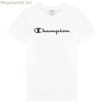 Կանացի կարճ թևքով մարզաշապիկ Champion 114911-WW001 սպիտակ (M)