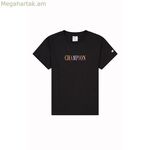 Կանացի կարճ թևքով մարզաշապիկ Champion 116524-KK001 սև (S)