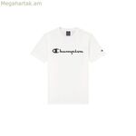 Տղամարդու կարճ թևքով մարզաշապիկ Champion 218477-WW001 սպիտակ