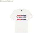 Տղամարդու կարճ թևքով մարզաշապիկ Champion 218559-WW001 սպիտակ