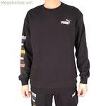 Տղամարդկանց վերնաշապիկ Puma Puma Repeat Graphic Crew սև