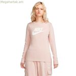 Կանացի կարճ թևքով մարզաշապիկ Nike BV6171-602 բաց վարդագույն (S)