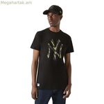 Տղամարդու կարճ թևքով մարզաշապիկ New Era 12827252 սև (XL)