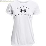 Կանացի կարճ թևքով մարզաշապիկ Under Armour 1369864-100 սպիտակ (XS)