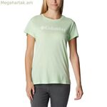 Կանացի կարճ թևքով մարզաշապիկ Columbia 1992134372 բաց կանաչ