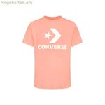 Տղամարդու կարճ թևքով մարզաշապիկ Converse 10025458-A06 Սաղմոն (S)