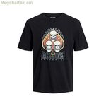 Մանկական կարճ թևքով մարզաշապիկ Jack & Jones 12253965-C-N10 սև