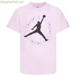 Մանկական կարճ թևքով մարզաշապիկ Jordan 45C824-A9Y վարդագույն