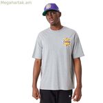 Տղամարդու կարճ թևքով մարզաշապիկ New Era 60332201 Մոխրագույն (S)