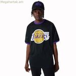 Տղամարդու կարճ թևքով մարզաշապիկ New Era 60357111 սև (S)