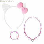 Վզնոց Hello Kitty ֆուքսիա գույնով, 3 հատ