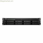 NAS ցանցային պահեստ Synology RS1221RP+ սև AMD Ryzen V1500B