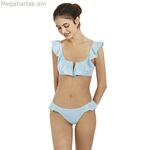 Bikini Ysabel Mora Volantes Brasileña Cyan