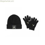 Գլխարկ և ձեռնոցներ Jordan Jumpman Patch Beanie սև