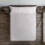 Հարրի Փոթերի ամրացված սավան, սպիտակ, բորդո, թագավորական չափս